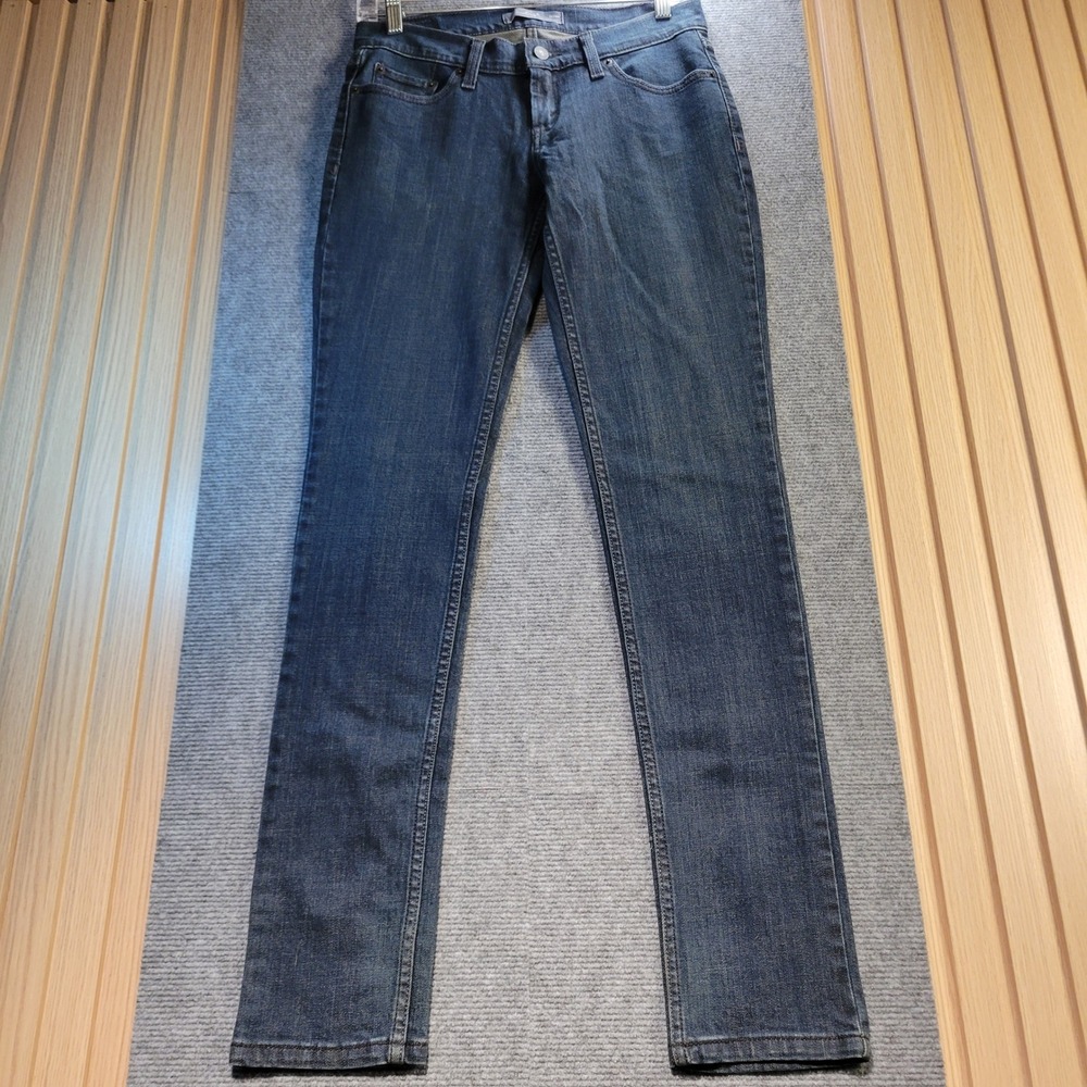 Levis 524 Skinny Jeans Women 5M Dark Wash Good Stretch Denim Pants